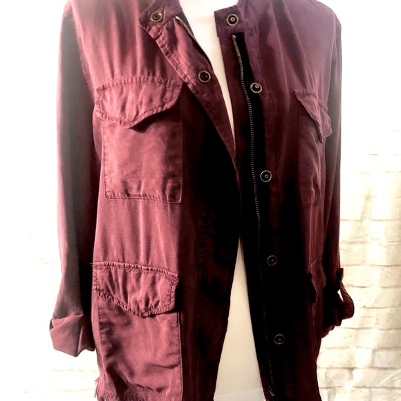 Sanctuary Plum Jacket with buttons, Size M - Picture 4 of 13